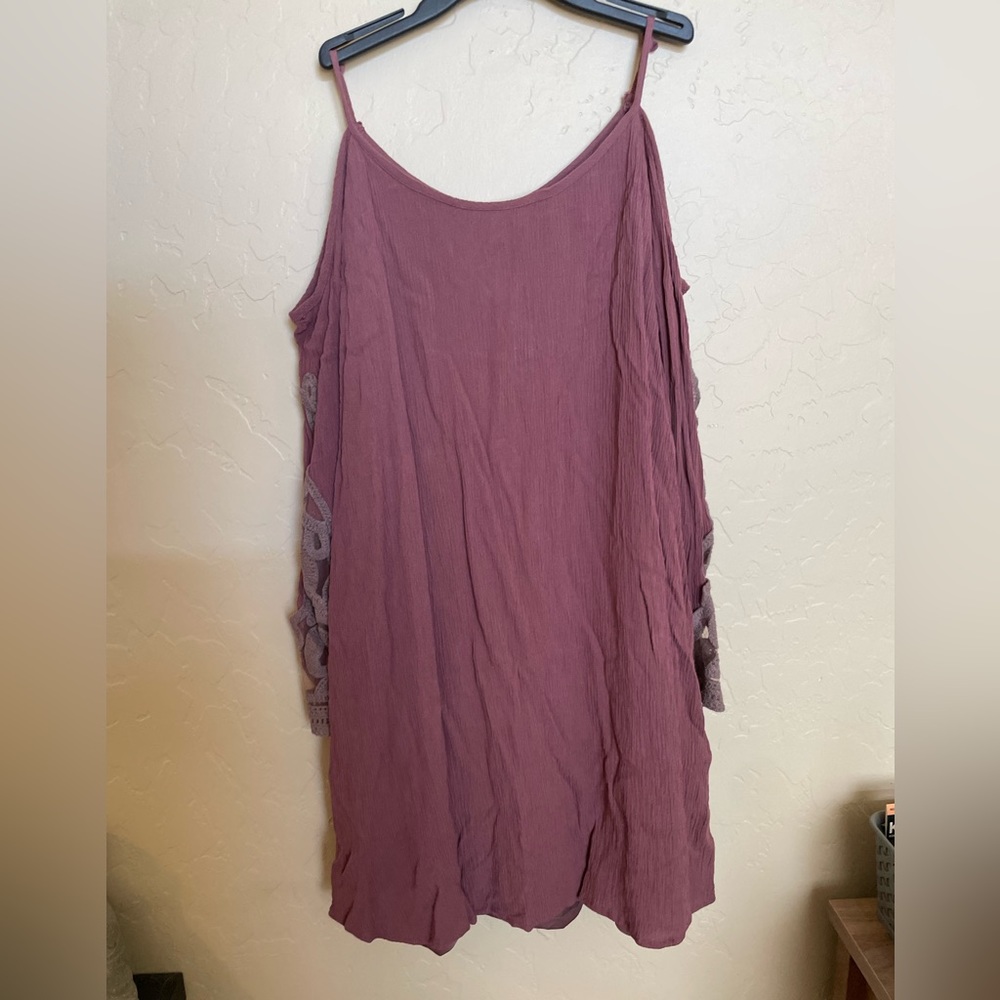 burnt rose/brown two piece solo costume